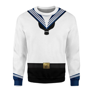 Wachbataillon Navy Uniform Costume Hoodie, Sweatshirt, T-Shirt, Tracksuit for Cosplay MNP029CS