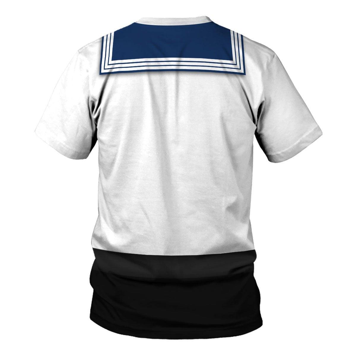 Wachbataillon Navy Uniform Costume Hoodie, Sweatshirt, T-Shirt, Tracksuit for Cosplay MNP029CS