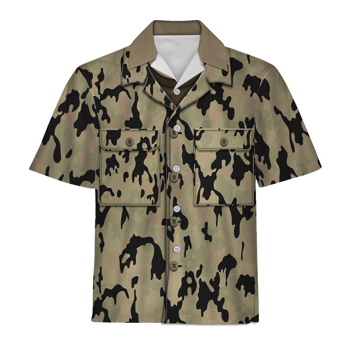 German Leibermuster Faded Version Two Camo Hoodie, Sweatshirt, T-Shirt for Cosplay Costume MNP028CS