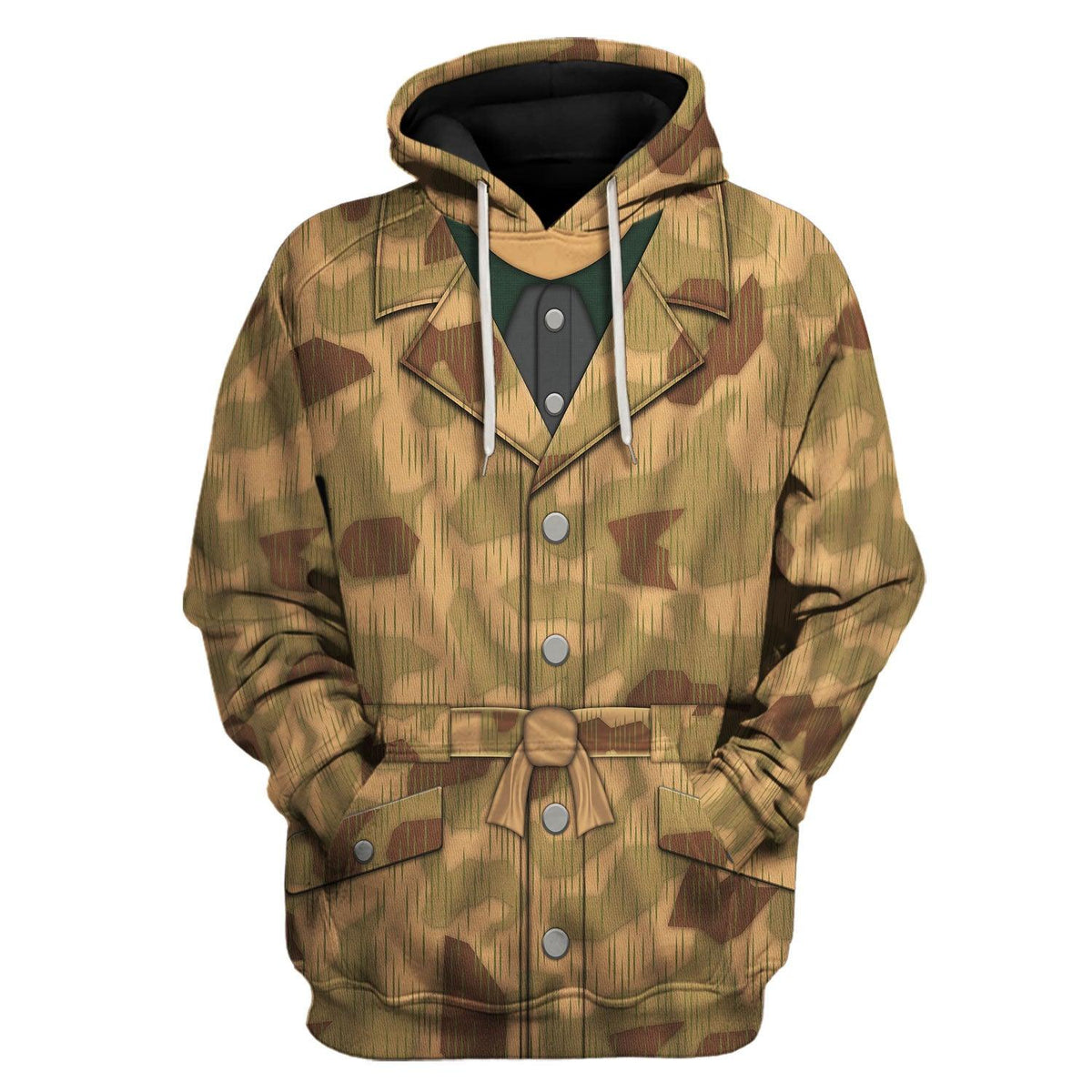Sumpftarnmuster Swamp Pattern German World War Camouflage Hoodie, Sweatshirt, T-Shirt, Tracksuit for Cosplay Costume MNP038CS