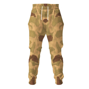 Sumpftarnmuster Swamp Pattern German World War Camouflage Hoodie, Sweatshirt, T-Shirt, Tracksuit for Cosplay Costume MNP038CS