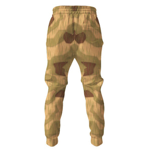 Sumpftarnmuster Swamp Pattern German World War Camouflage Hoodie, Sweatshirt, T-Shirt, Tracksuit for Cosplay Costume MNP038CS