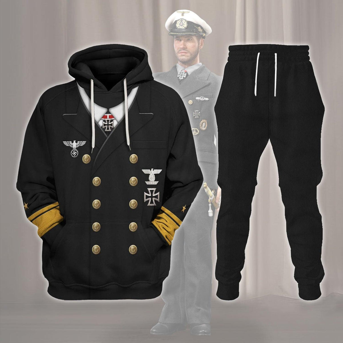 Theodor Krancke Navy Group West Kriegsmarine Costume Hoodie, Sweatshirt, T-Shirt, Tracksuit MNP021CS