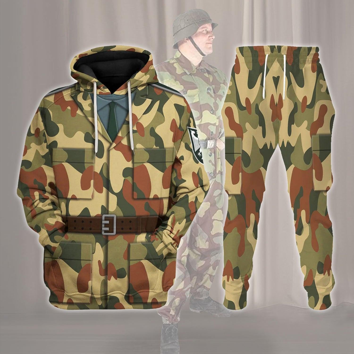 West German Border Guard Costume Hoodie, Sweatshirt, T-Shirt, Tracksuit for Cosplay MNP077CS