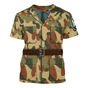 West German Border Guard Costume Hoodie, Sweatshirt, T-Shirt, Tracksuit for Cosplay MNP077CS