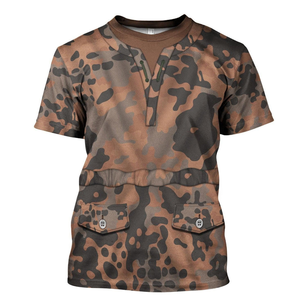 Eichenlaub Pattern World War Costume Hoodie, Sweatshirt, T-Shirt, Tracksuit for Cosplay MNP060CS