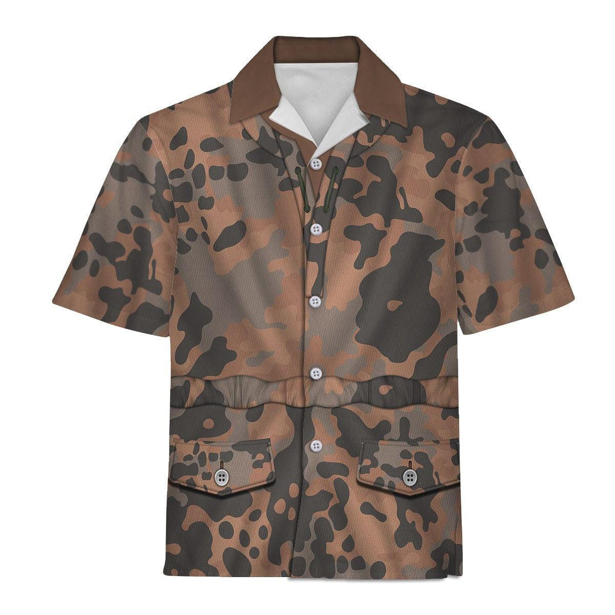 Eichenlaub Pattern World War Costume Hoodie, Sweatshirt, T-Shirt, Tracksuit for Cosplay MNP060CS