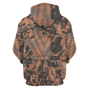 Eichenlaub Pattern World War Costume Hoodie, Sweatshirt, T-Shirt, Tracksuit for Cosplay MNP060CS