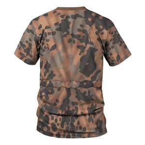 Eichenlaub Pattern World War Costume Hoodie, Sweatshirt, T-Shirt, Tracksuit for Cosplay MNP060CS