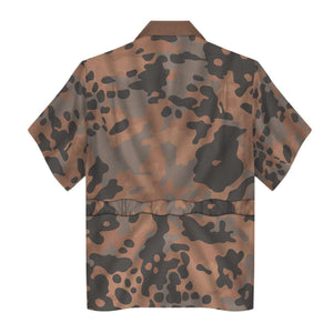 Eichenlaub Pattern World War Costume Hoodie, Sweatshirt, T-Shirt, Tracksuit for Cosplay MNP060CS