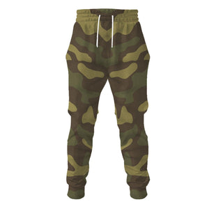 Italian Camouflage Military Costume Hoodie, Sweatshirt, T-Shirt, Tracksuit for Cosplay MNP026CS