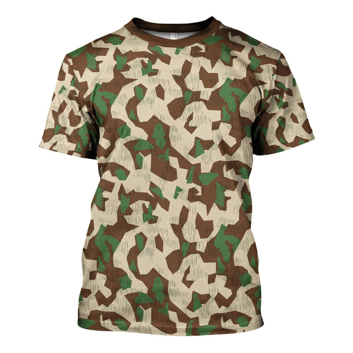 Multicolor Splinter Camouflage Pattern Fabric for Cosplay, Costume, Military Gear MNP022CS