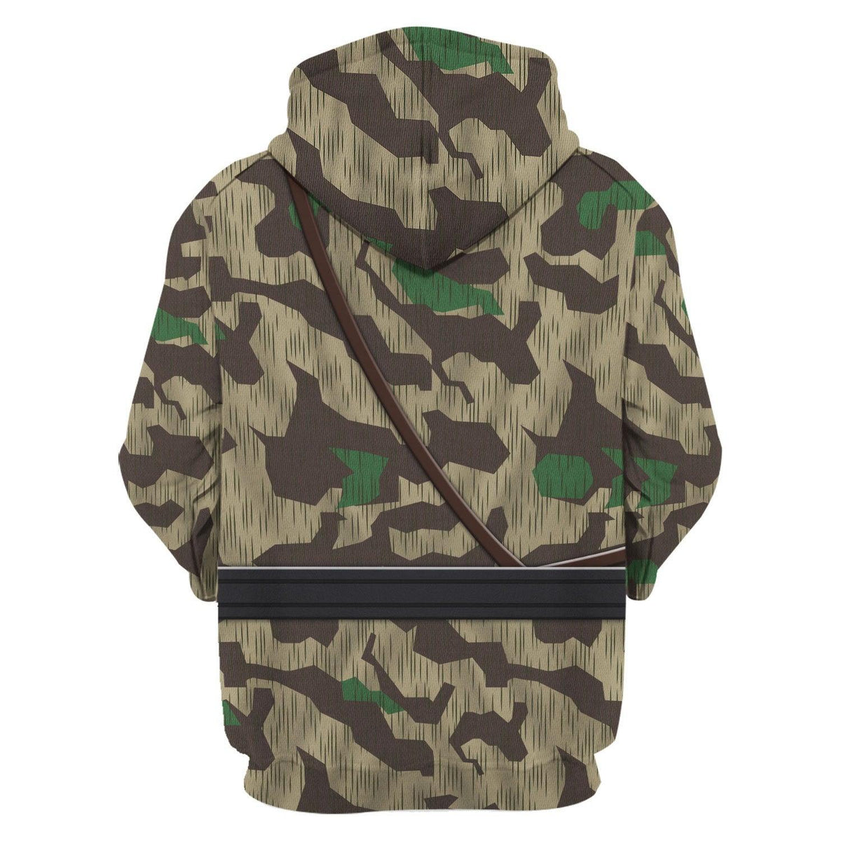 German Army Splinter Camouflage White Reversible Jacket, Hoodie, Sweatshirt, Costume for World War Two Cosplay MNP010CS