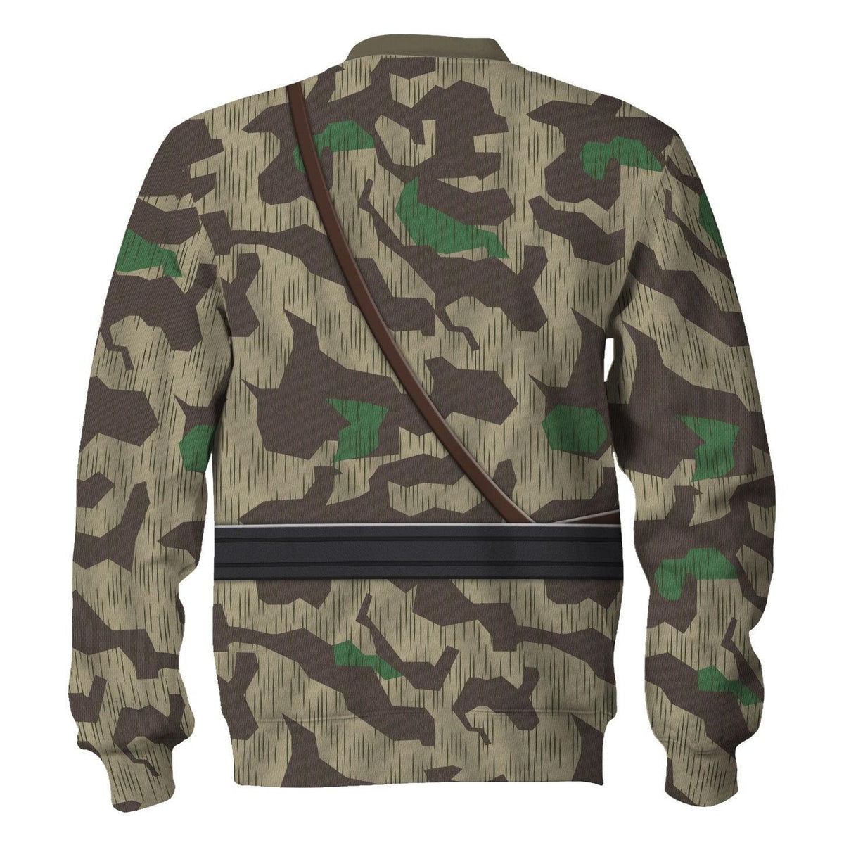 German Army Splinter Camouflage White Reversible Jacket, Hoodie, Sweatshirt, Costume for World War Two Cosplay MNP010CS