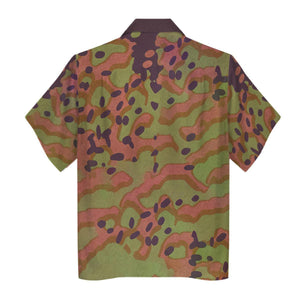German World War Maple Leaf Camouflage Patterns, Cosplay, Costume Fabric MNP059CS