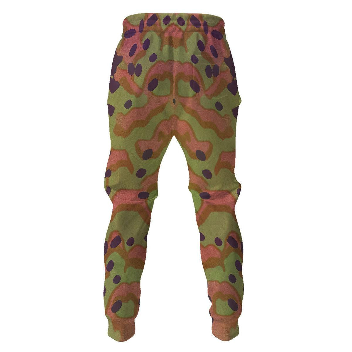 German World War Maple Leaf Camouflage Patterns, Cosplay, Costume Fabric MNP059CS