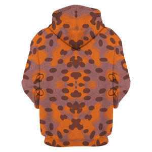 German Plane Tree Autumn Camo Fabric, Cosplay Material, Costume Design MNP058CS