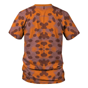 German Plane Tree Autumn Camo Fabric, Cosplay Material, Costume Design MNP058CS