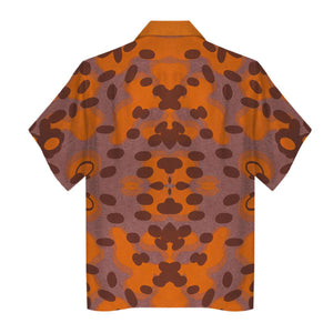German Plane Tree Autumn Camo Fabric, Cosplay Material, Costume Design MNP058CS