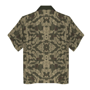 Splinter B Luftwaffe Splinter Pattern German World War Camouflage Fabric for Cosplay, Costume MNP036CS