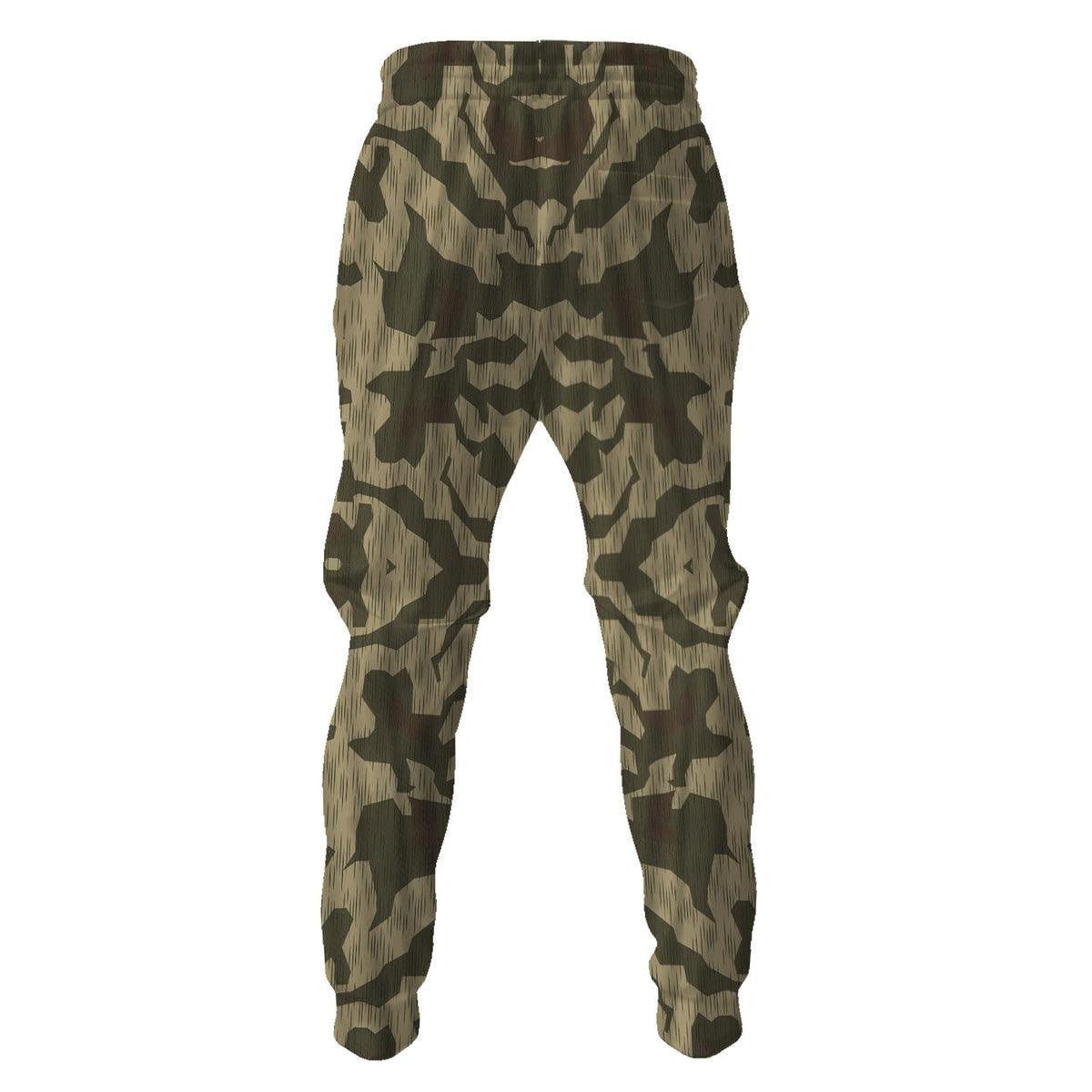Splinter B Luftwaffe Splinter Pattern German World War Camouflage Fabric for Cosplay, Costume MNP036CS