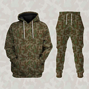 German World War Two Luftwaffe Camo Jacket, Costume, Cosplay Shirt MNP009CS
