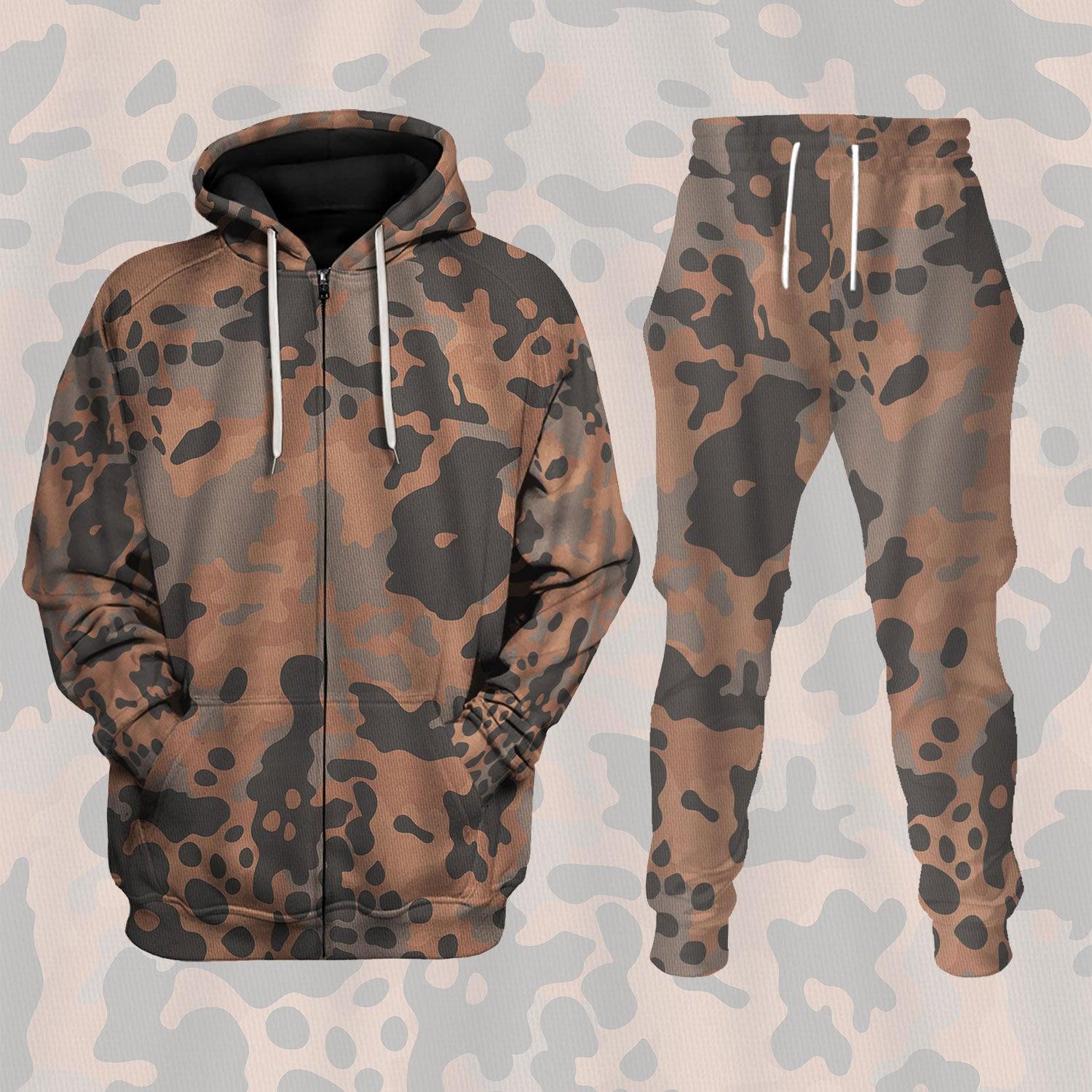 Oak Leaf A World War Two German Camouflage Pattern, Cosplay, Costume Accessory MNP034CS