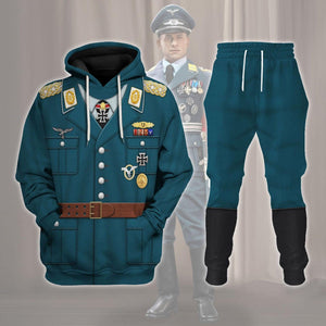 Werner Molders German Pilot Cosplay Hoodie, Sweatshirt, Costume T-Shirt Tracksuit MNP057CS