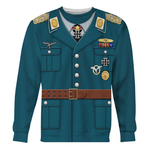 Werner Molders German Pilot Cosplay Hoodie, Sweatshirt, Costume T-Shirt Tracksuit MNP057CS