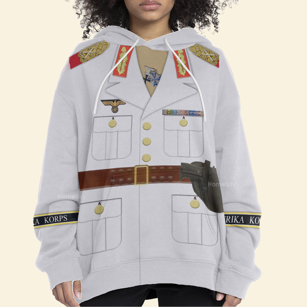 Erwin Rommel World War Two German Soldier Cosplay Hoodie, Sweatshirt, T-Shirt, Tracksuit MNP006CS