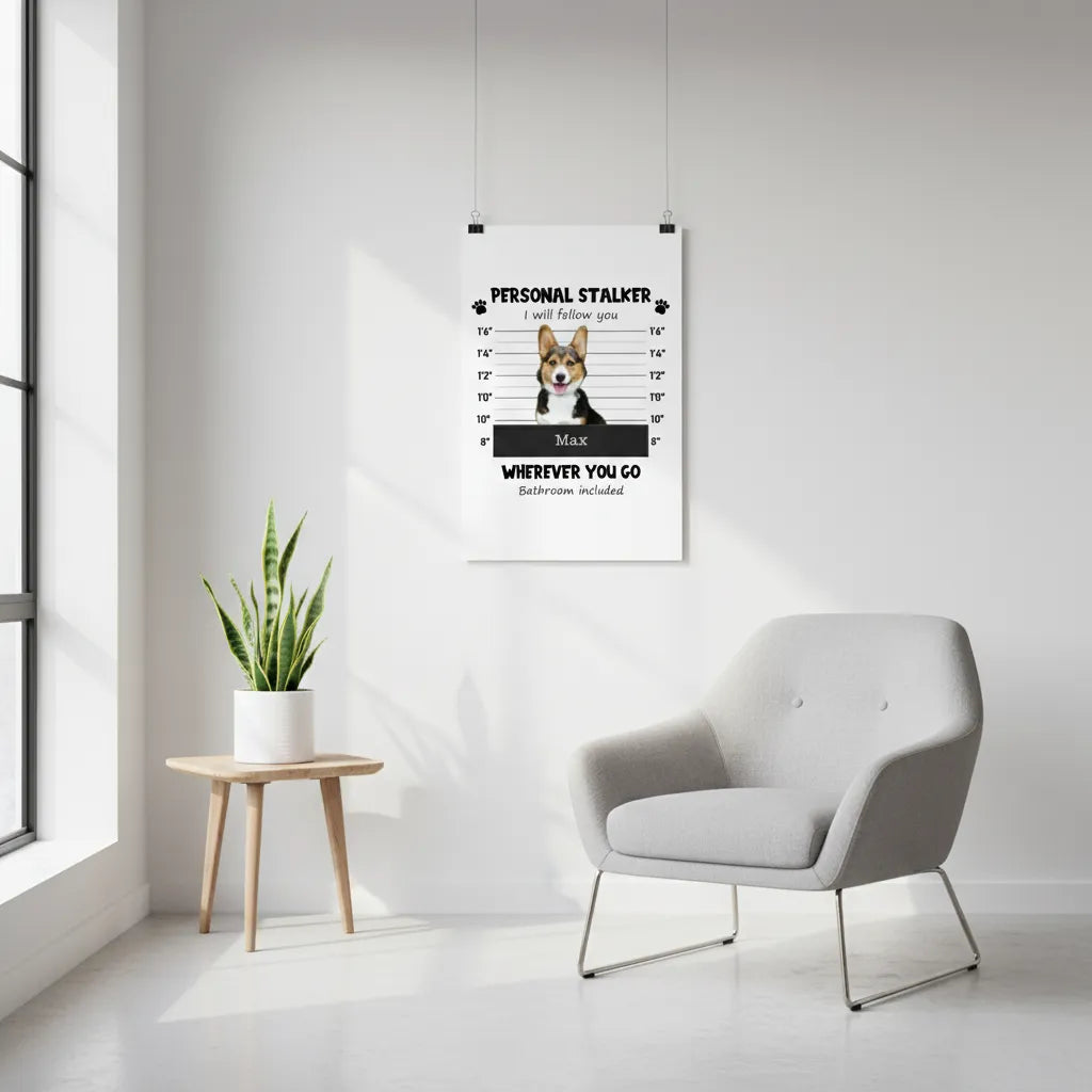 Personal Stalker - Personalized Pet Poster