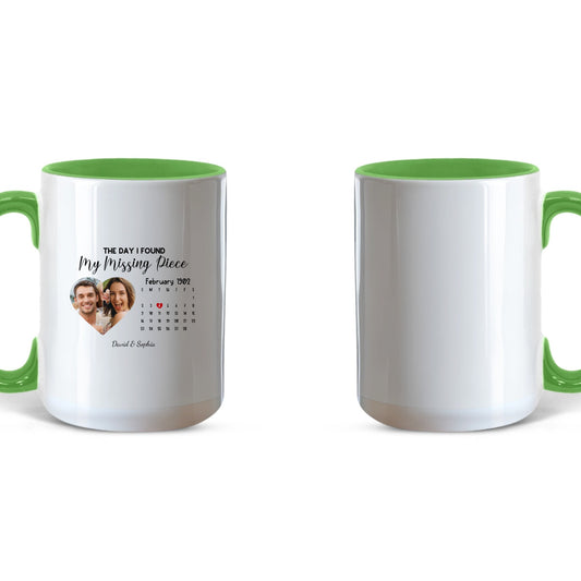 The Day I Found - Personalized Anniversary Mug