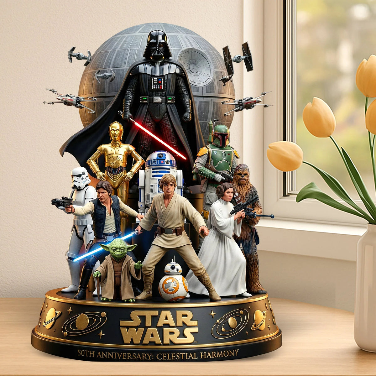 The Galactic Legacy - Personalized The Force Acrylic Plaque - MNPS01AP