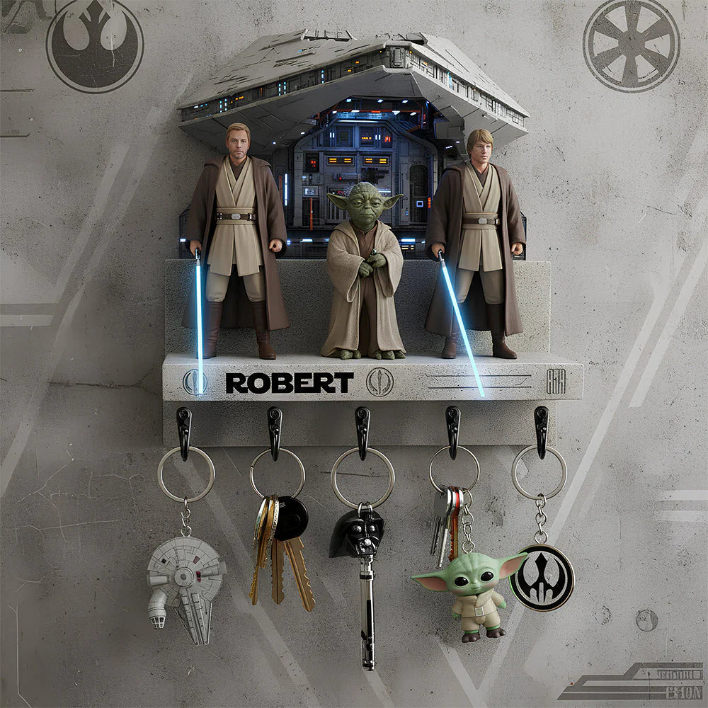 The Force Guardians - Personalized Acrylic Key Hanger - MNPS01KH