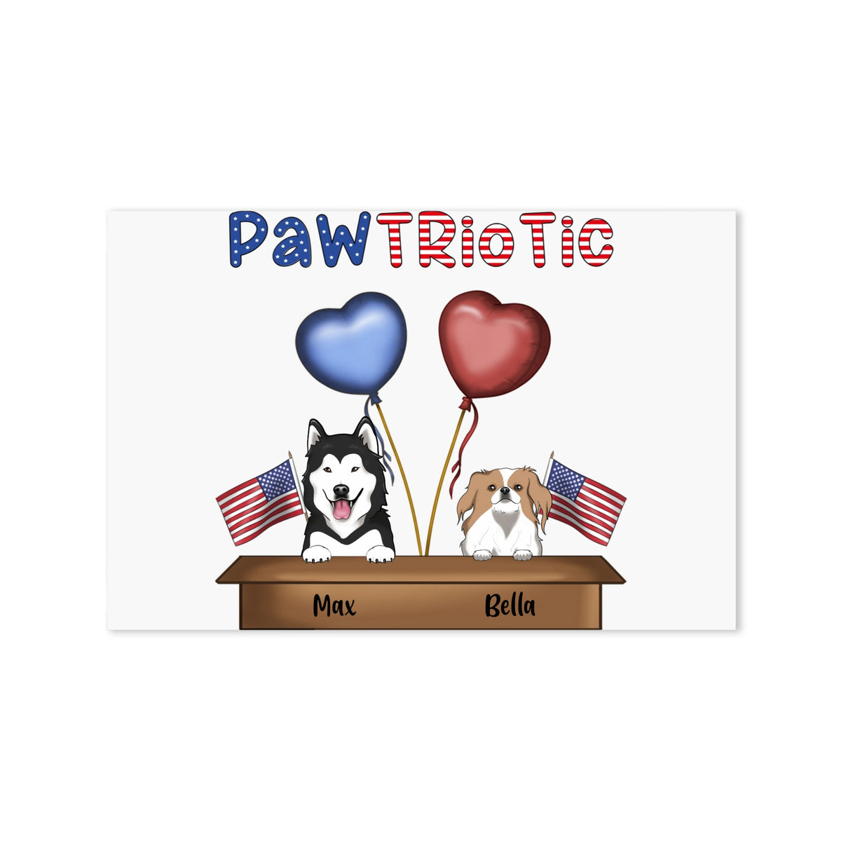 Pawtriotic - Personalized Dog Poster