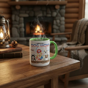 American Dog Mom -  Personalized Mom Mug