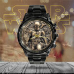 Star Wars Black Stainless Steel Watch – MAITM 11015 MNPST1221