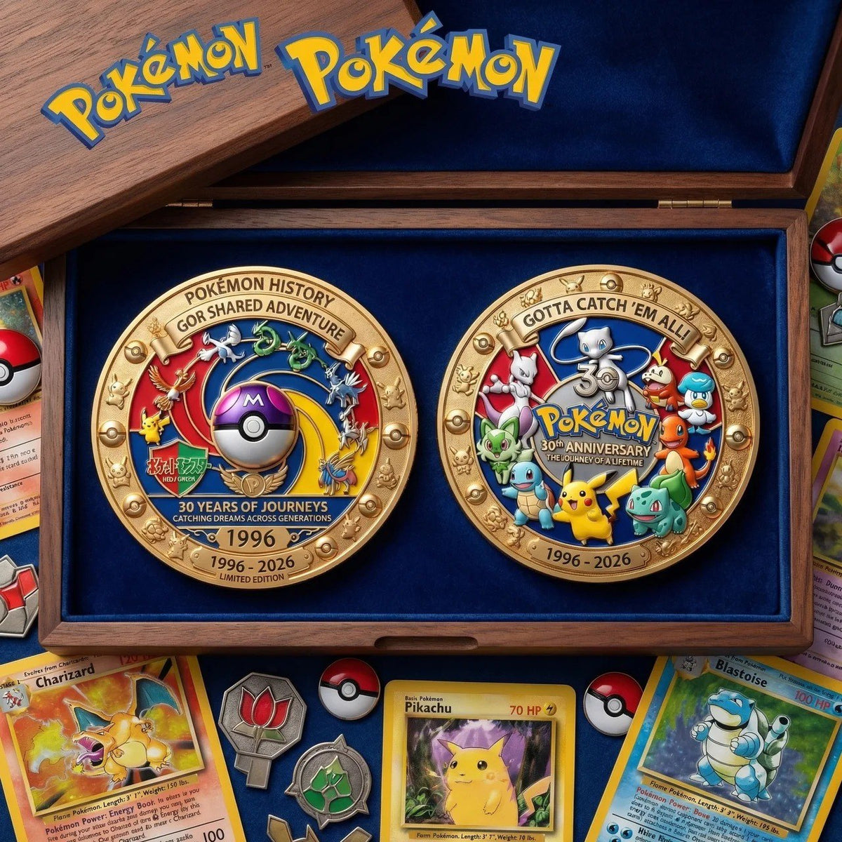 30 Years of Catching Them All – Limited Edition - Commemorative Coin - MNPS02CC