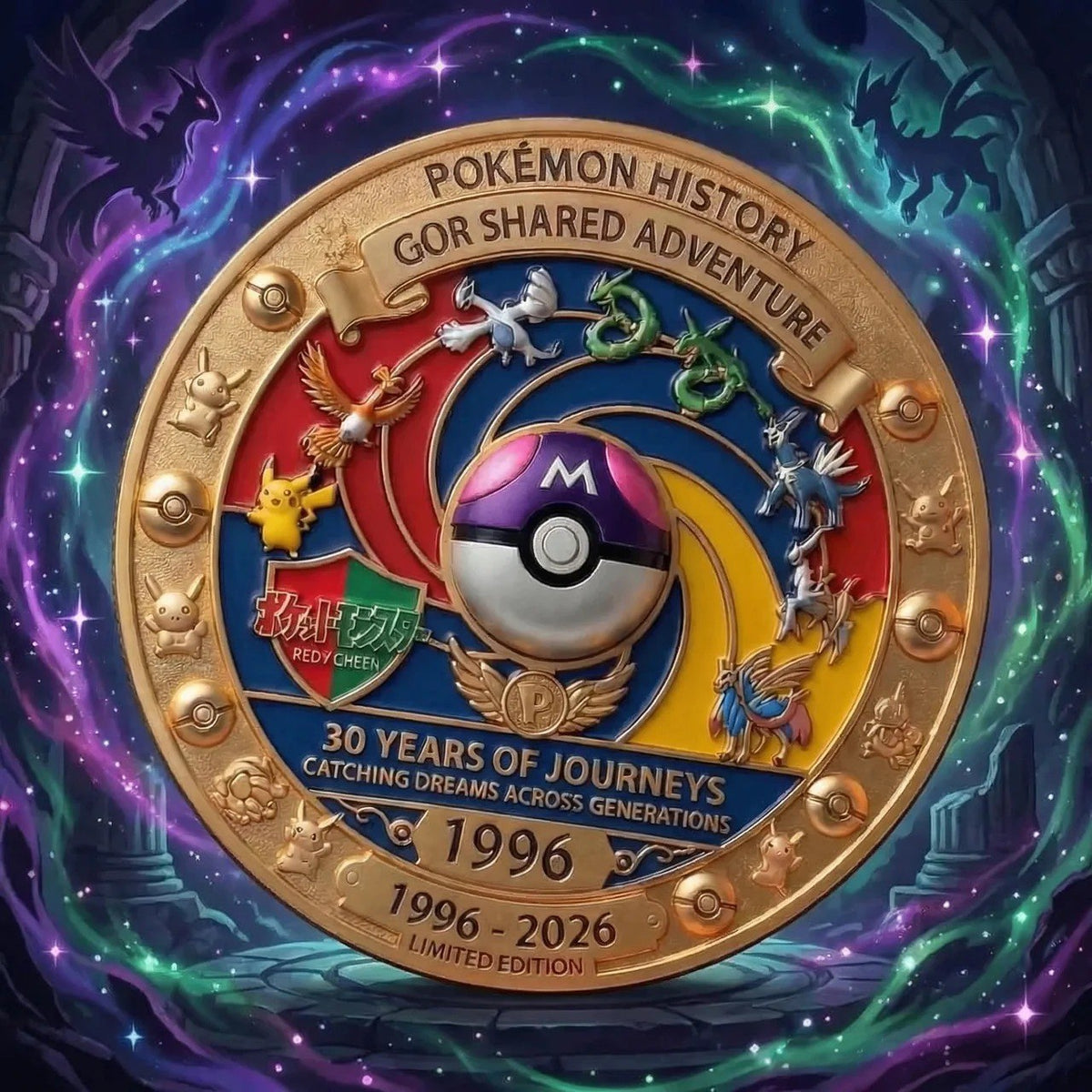 30 Years of Catching Them All – Limited Edition - Commemorative Coin - MNPS02CC