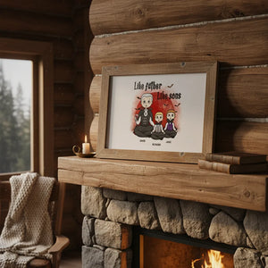 Like Father Like Sons - Personalized Dad Poster