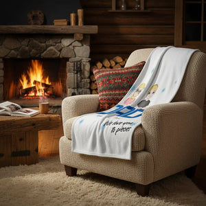 Dad we love you to pieces - Personalized Dad Blanket
