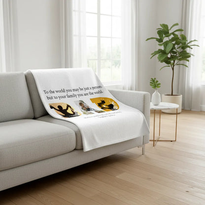 DAD - Personalized Dad Blanket