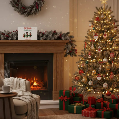 Elf Family - Personalized Family Poster