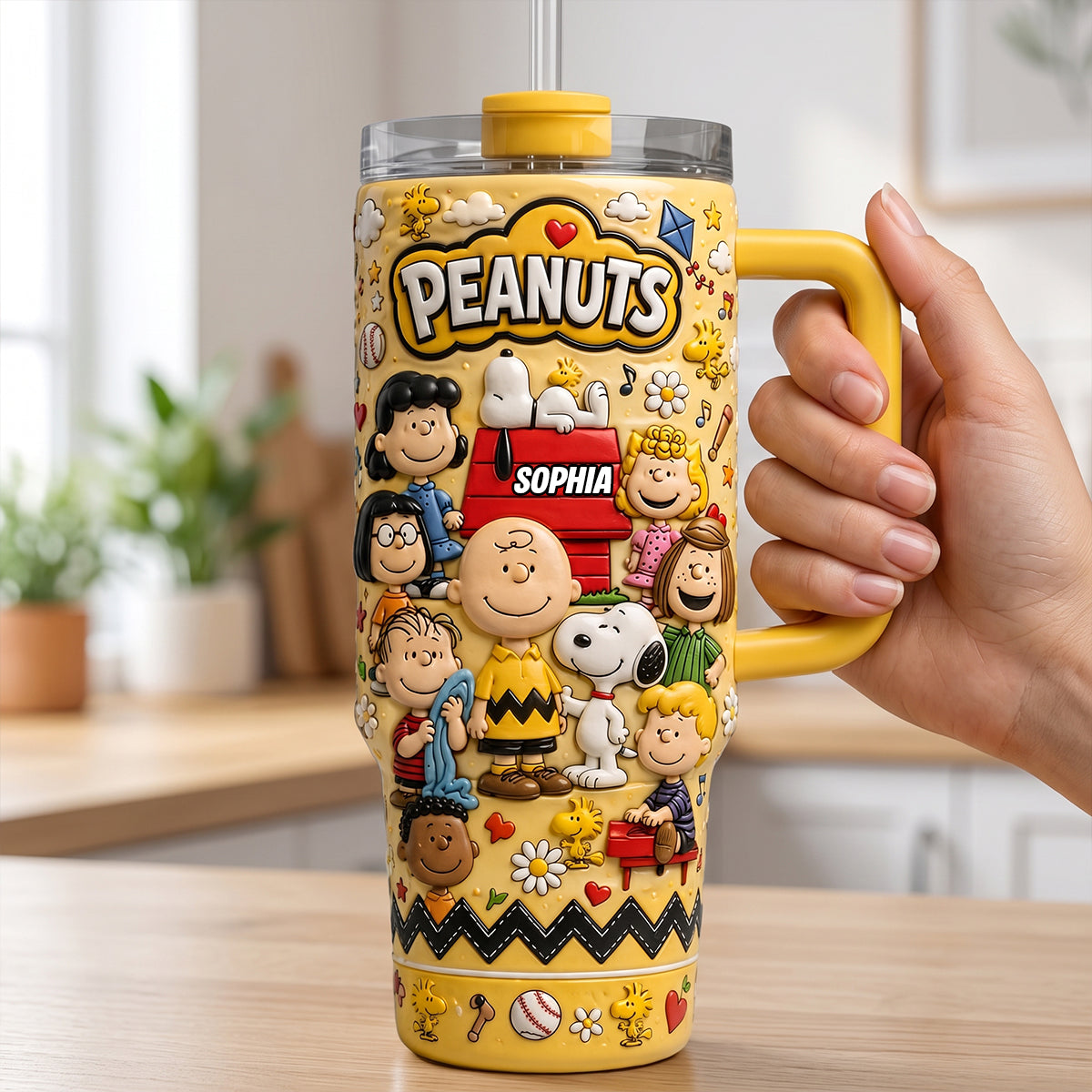 Celebrates Friendship - Personalized 40oz Tumbler With Handle - NSK10114