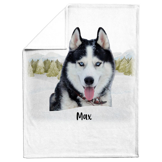 Christmas with my pet - Personalized Pet Blanket