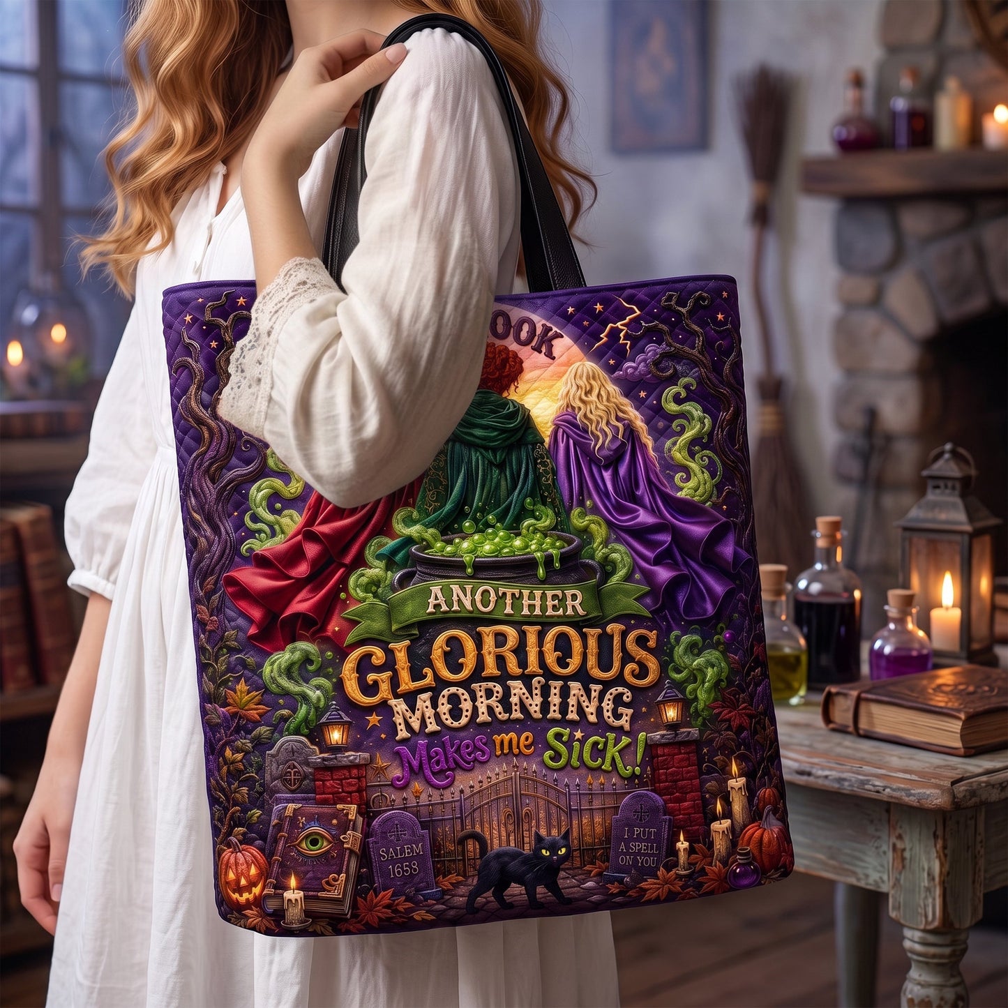 Start With Magic - Personalized Quilted Tote Bag - NSK10100