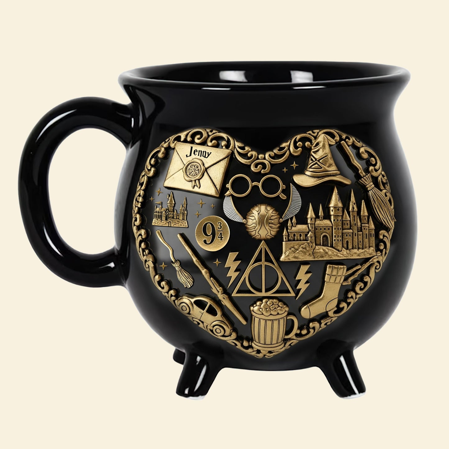 Just Loves Magic - Personalized Cauldron Mug - Gift for Halloween - NSK10112