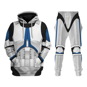 501st Clone Trooper Costume Hoodie Sweatshirt T-Shirt Sweatpants – MNP204CSSTW