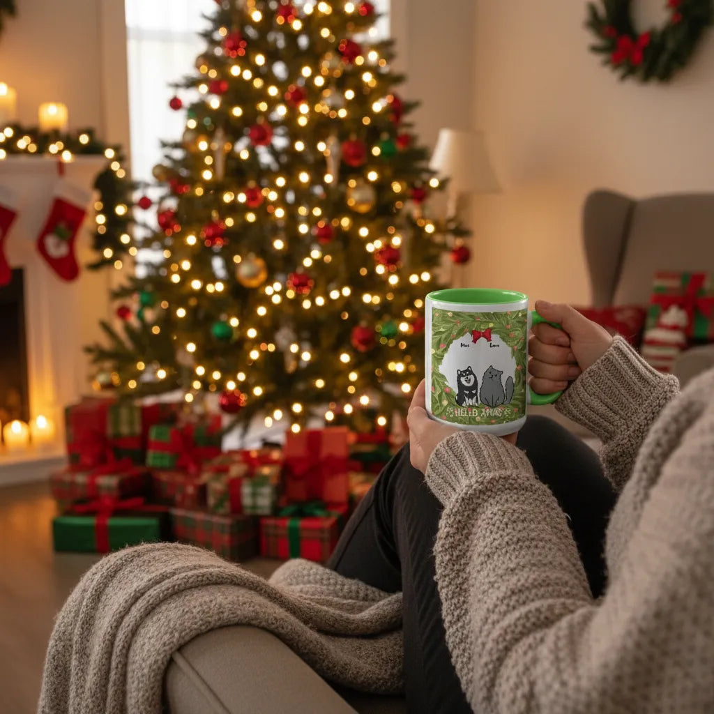 Hello Xmas -  Personalized Pet Mug