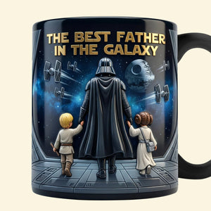 The Best Father In The Galaxy - Personalized Magic Coffee Mug - Gifts For Father - MNPM12004